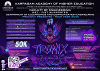 TRONIX 2k25 Technical Symposium Poster